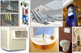 التركيبات الصحية والكهربائية في المباني المعمارية health & electrical installations